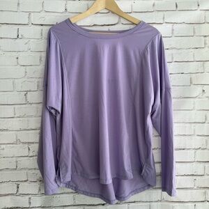 Lavender Open Back Top